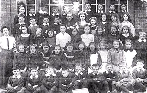 A St Bridget's School class photograph, 1910