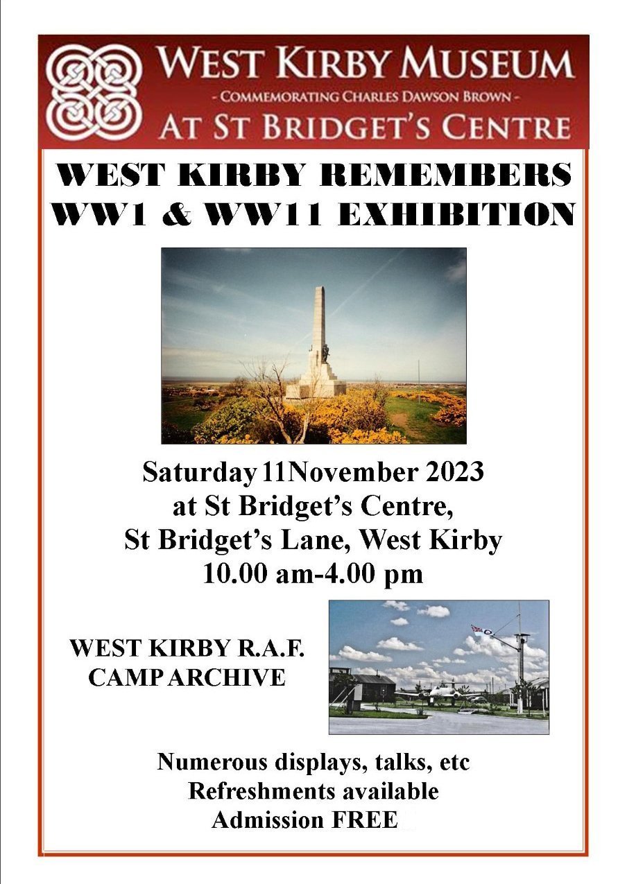 West Kirby Remembers exhibition poster
