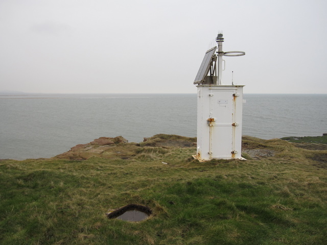 The disused lighthouse on Hilbre Island, off West Kirby