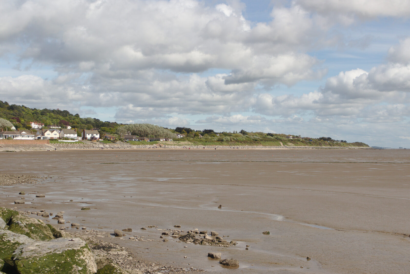 The Dee Estuary shoreline at West Kirby, looking towards Hilbre Island