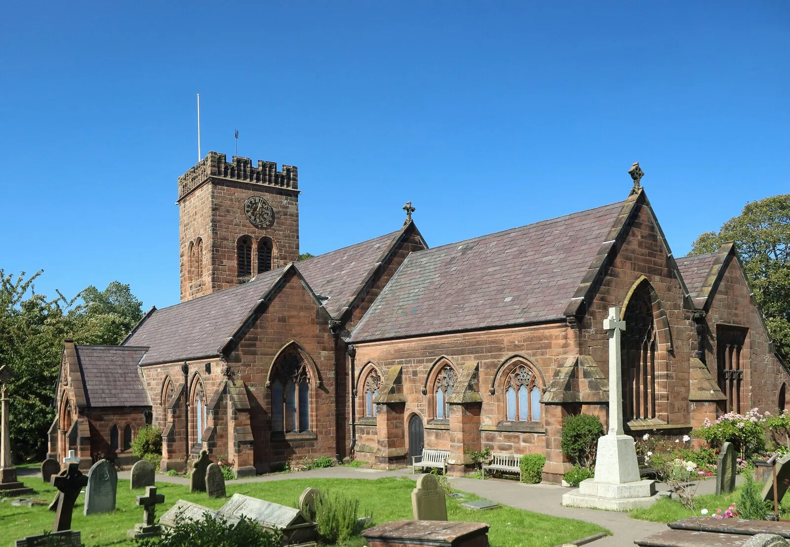 St Bridget's Church, West Kirby, today