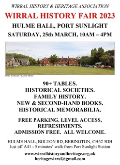 Wirral History and Heritage Fair poster